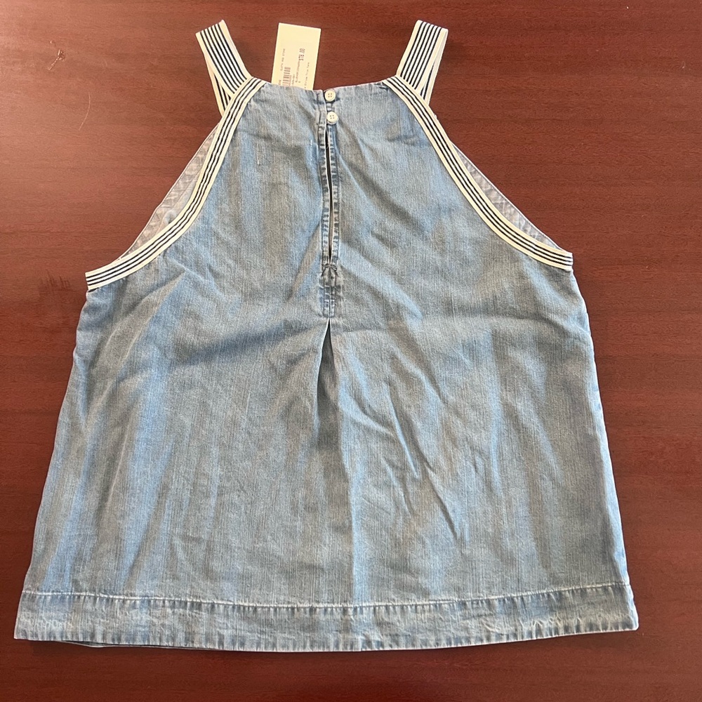 Anthropology’s Cloth & Stone Light Blue Denim Tank Top - Picture 3 of 3